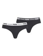Puma Бикини тип бразилиана с модал и лого - 2 чифта Черен