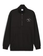 Puma Блуза с памук с лого Черен