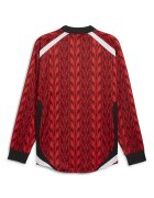 Puma Блуза с шпиц и лого Червен/Бял