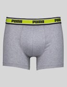 Puma Боксерки с лого на талията - 3 чифта Черен/Светло сив