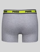 Puma Боксерки с лого на талията - 3 чифта Черен/Светло сив