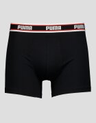 Puma Боксерки с лого на талията - 3 чифта Червен/Бял/Черен