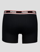 Puma Боксерки с лого на талията - 3 чифта Червен/Бял/Черен