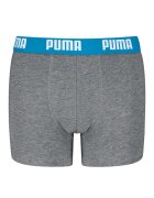 Puma Боксерки с лого на талията - 4 чифта Сив/Син