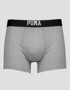 Puma Боксерки с памук - 2 чифта Черен/Светлосив меланж