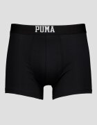 Puma Боксерки с памук - 2 чифта Черен/Светлосив меланж
