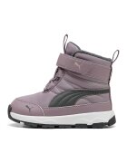 Puma Боти Evolve AC+ от еко кожа и текстил - Бледа лила/Tъмносив
