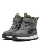 Puma Боти Evolve AC+ от еко кожа и текстил Избеляло черно/Tъмносив