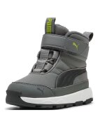 Puma Боти Evolve AC+ от еко кожа и текстил Избеляло черно/Tъмносив
