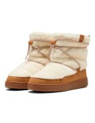 Puma Боти Snowbae с лесно обуване Слонова кост/Карамел