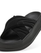 Puma Чехли Leadcat с равна платформа и каишка от набук Черен