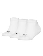 Puma Чорапи с лого - 3 чифта Бял