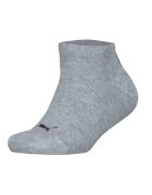 Puma Чорапи с лого - 3 чифта Бял/Черен/Сив