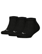Puma Чорапи с лого - 3 чифта Черен
