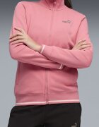 Puma Дълъг слим спортен екип с цип Черен/Розово