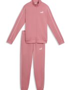 Puma Дълъг спортен екип и цип Бял/Розово