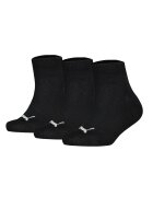 Puma Дълги чорапи с лого - 3 чифта Черен