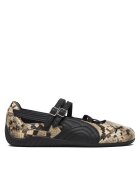 Puma Дамски балеринки 405326 Естествена кожа Кафяв