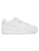 Puma Дамски кецове - 39745602 - естествена кожа - бели