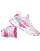 Puma Дамски обувки розово-бели синтетичен материал