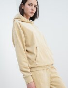 Puma Джинсово худи ESS ELEVATED с паднали ръкави Сламеножълт