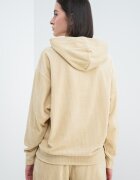 Puma Джинсово худи ESS ELEVATED с паднали ръкави Сламеножълт