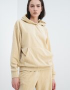 Puma Джинсово худи ESS ELEVATED с паднали ръкави Сламеножълт