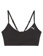 Puma Фитнес бюстие Move с лого Избеляло черно