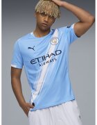 Puma Футболна слим тениска Manchester City - Бял/Кралско Синьо