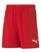 Puma Футболни шорти с еластична талия Аленочервен