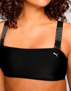 Puma Горнище на бански тип бюстие с отделящи се презрамки Черен