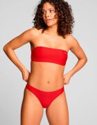 Puma Горнище на бански тип бюстие с отделящи се презрамки Тъмночервен