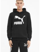 Puma Худи Classics с лого и джоб кенгуру - Бял/Черен