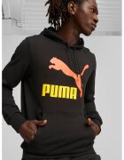 Puma Худи Classics с лого и джоб кенгуру - Черен/Жълт/Оранжев