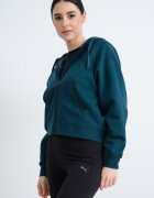 Puma Худи Ess Elevated с ръкави реглан Тъмнозелен