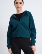 Puma Худи Ess Elevated с ръкави реглан Тъмнозелен
