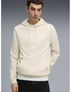 Puma Худи ESS Small No. 1 с джоб кенгуру - Мръснобял