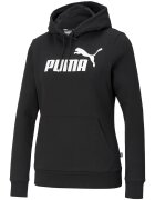 Puma Худи Essentials с лого - Бял/Черен