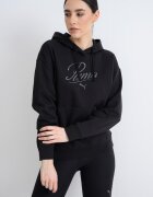 Puma Худи Essentials Script с лого на гърдите Черен