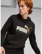 Puma Худи с джоб кенгуру Logo Celebration - Бял/Златист/Черен