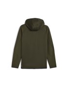 Puma Худи с джобове встрани и цип Бледо каки