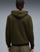 Puma Худи с памук Essentials Бледозелен/Маслинено зелено