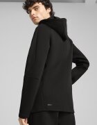 Puma Худи с цип и ръкави реглан Черен