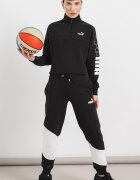 Puma Худи с висока яка Черен