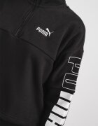 Puma Худи с висока яка Черен