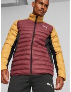 Puma Капитонирано непромокаемо зимно яке PackLITE - Бордо/Черен/Оранжев