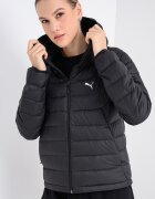 Puma Капитонирано яке с качулка и лого Черен