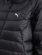 Puma Капитонирано яке с качулка и лого Черен
