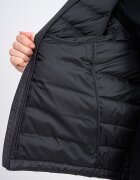 Puma Капитонирано яке с качулка и лого Черен