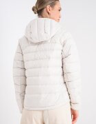 Puma Капитонирано яке с качулка и лого Мръснобял